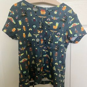 Piccolina Bug/ Entomology Shirt with pocket
